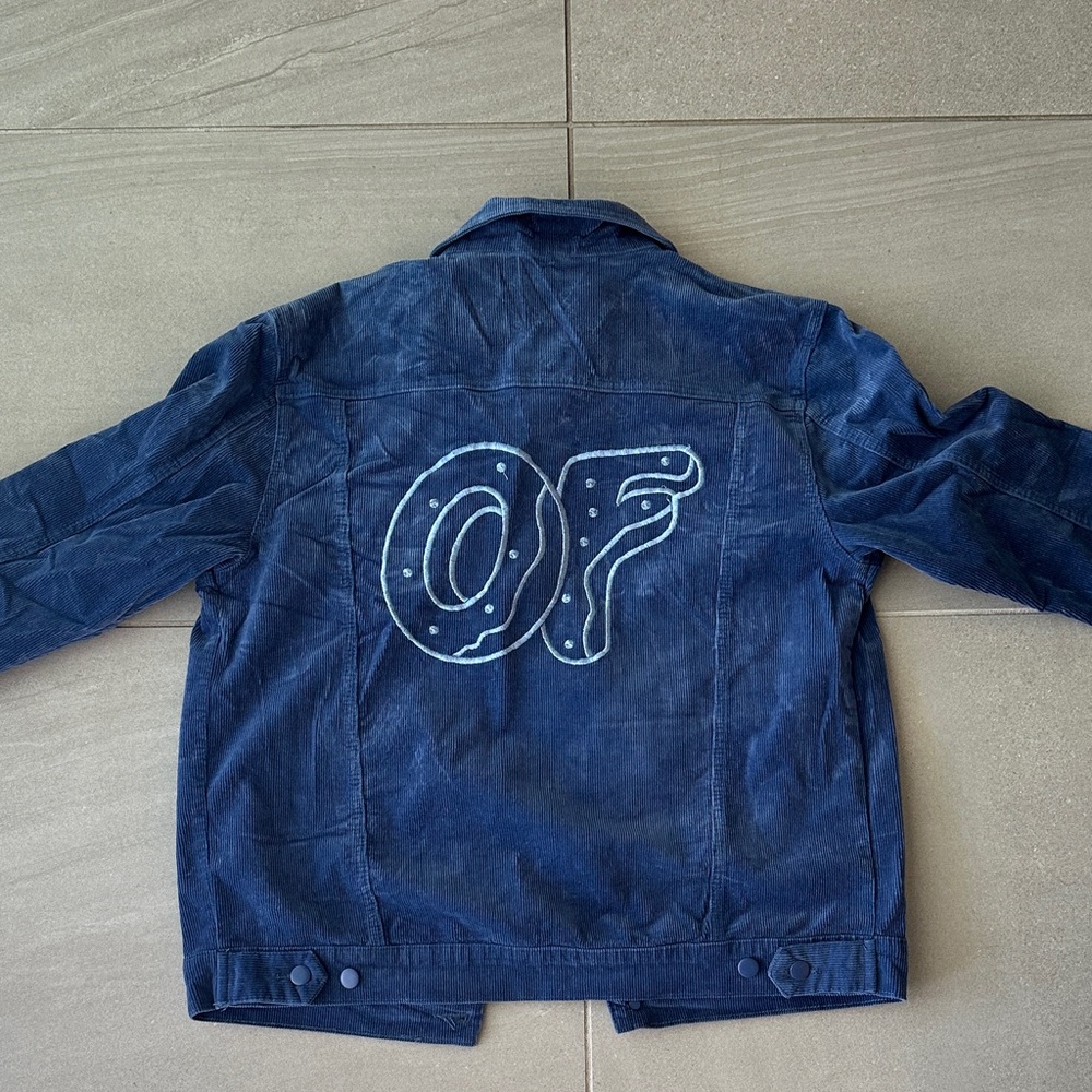 Odd Future Navy Blue Shirt Jacket